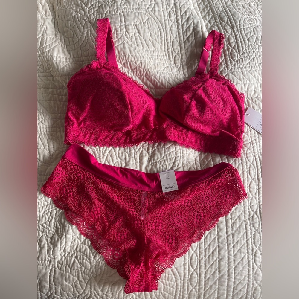 NWT bralette and panty set